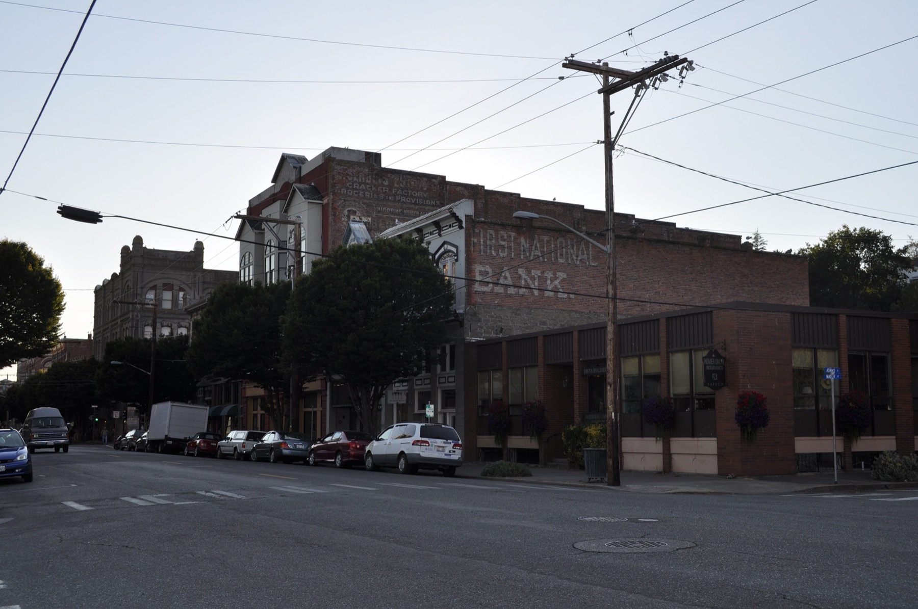 Water Street in downtown Port Townsend, Washington