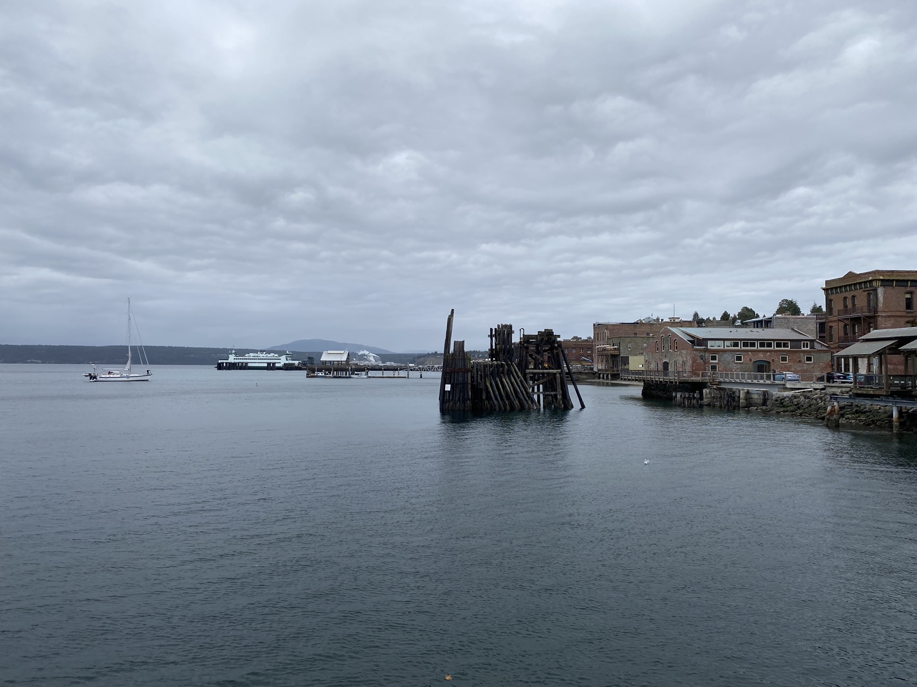 Admiralty Inlet at Port Townsend, the water Fort Worden State Park faces